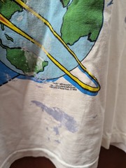 1993 VTG Marvin the Martian Looney Tunes Clean The Earth Shirt Large? Distressed