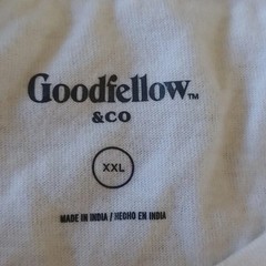NWT Goodfellow & Co Men’s Relaxed Fit T-Shirt White Size XXL