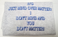 Vintage Cal Cru Adult XL Gray Heather I Don’t Mind and You Don’t Matter T-Shirt