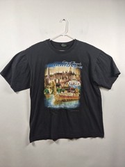 Vintage Bangkok Thailand T Shirt XL City of Angels Joli Golf Souvenir Black Tee