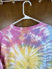 Vintage Santa Monica California Pier T Shirt Tie Dye Unisex Adult Size Small