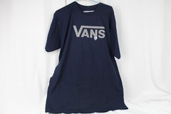 Man’s Shirts & Tops Vans Vans Classic Tee Navy/Frost Grey Large BRAND NEW