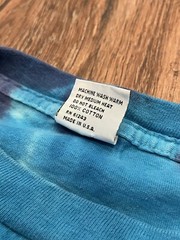 Vintage 90s Peace Sign Tie Dye Single Stitch Grateful Dead Hippie T-Shirt Sz XL