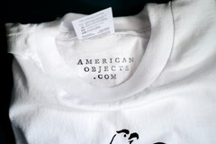 American 250 Union Made in the USA 100% Cotton Hand-Stenciled Eagle T-Shirt Vtg