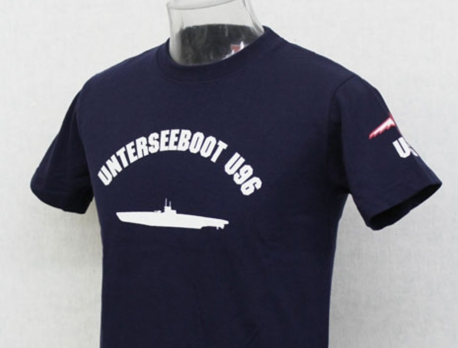 WWII German U-boat Submarine Unterseeboot Blue T shirt Kriegsmarine U-96