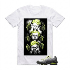 Shirt to match Air Max 95 Big Bubble Neon Yellow Black Cool Grey 2026 OG T Shirt