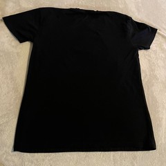 Vintage Topman Mens Large Black Mesh Tri State Graphic T-Shirt Short Sleeve Tee