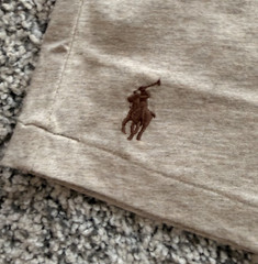 NWT Polo Ralph Lauren Classic Fit Cursive Stitched Embroidered Beige T-Shirt XL