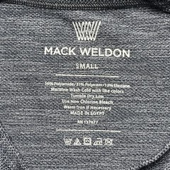 Mack Weldon Shirt Mens Small Gray Long Sleeve Stretch Breathable Lightweight