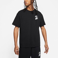 Nike World Tour Commemorative Edition Letter Logo Print Crewneck Short-Sleeve