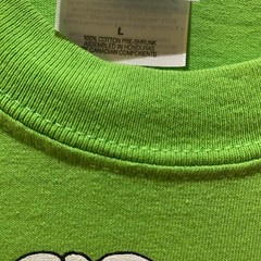 Gildan’s Men’s Short Sleeve T-Shirt. Large. Lime Green. Cotton.
