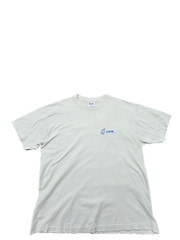 Hanes Beefy-T Men’s XL White Cotton Crewneck T-Shirt Pre-Shrunk