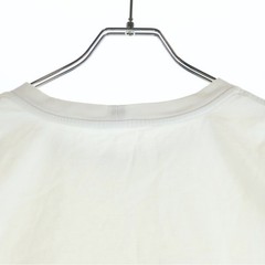 CELINE Logo Print Short Sleeve T-shirt Top White 2X681671Q01CC Used 13e2f1b1baf0