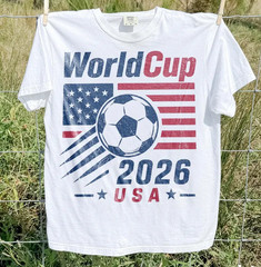 USA World Cup 2026 Soccer Shirt, Patriotic American Flag Football Shirt VK13425