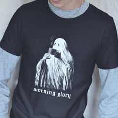 #26 Spooky Ghost Coffee T-Shirt, Oversize & Sweatshirt for Gothic Aesthetic Love