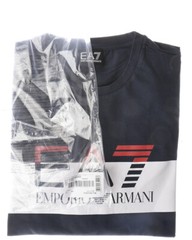 Emporio Armani Ea7 Sweatshirt Men’s Blue T Shirt 3GPT69 PJ03Z 1554