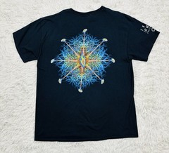 TOOL Los Angeles California Band Tee Alex Grey Flaming Eye Graphic Shirt Large