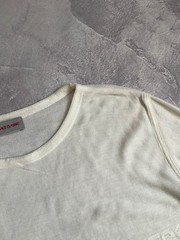 Vintage Versace Classic V2 Shirt Mens Cream White Monogram Spellout Long Sleeve