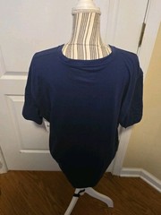 New Reebok Men’s Blue Spellout Short Sleeve Graphic Print T-Shirt Sz XL