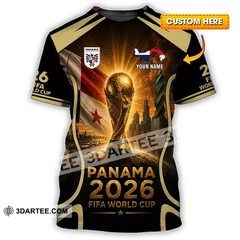 New Unisex Shirt – Custom Name Panama World Cup 2026 Shirt VK13619