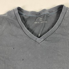 Mack Weldon Shirt Mens Large Navy Blue V Neck Short Sleeve Casual Basic