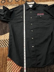 🟥🟥🟥 CARHARTT BRAND ENERGY SERVICES CANVAS LONG SLEEVE SHIRT MEN’S LARGE S207