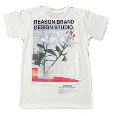 NWT Reason Design Studio Men’s Limited Edition “Built To Last” White Tee Large