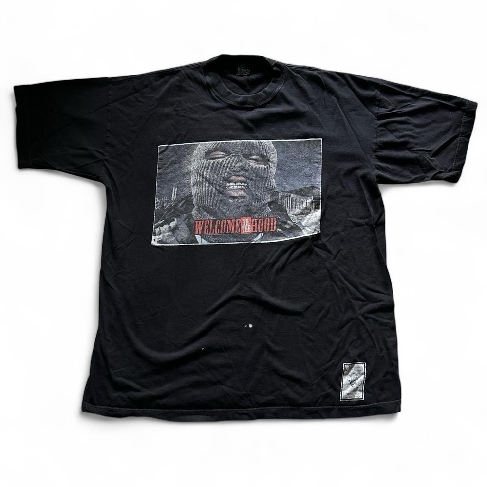 Vtg Young Buck T Shirt Sz 4XL G Unit Welcome to the Hood Promo Music Rap Tee Y2K