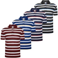 4/6 Pack Mens Polo Shirt Multipack Set Short Sleeve Pique T-Shirt Brand New Top