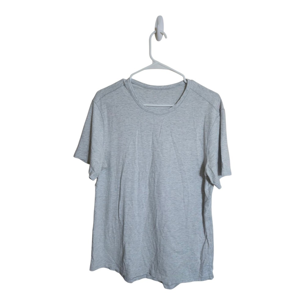 Lululemon Shirt Men M 5 Year Basic Tee Heathered Core Ultra Athleisure Gym