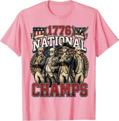 1776 National Champs Funny Patriotic America Founding Father T-Shirt