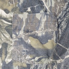 Jerzees Outdoors Mens 2x Mossy Oak Break Up Camo Long Sleeve Tee W/Pocket