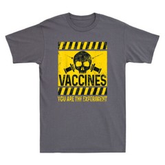 You Are The Experiment My Body My Choice Funny Vaccine Joke Vintage Men T-shirt