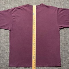 Vintage 90s Lake Tahoe Souvenir T Shirt Mens XL Burgundy Floral Graphic Cotton
