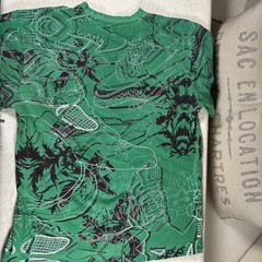 VTG Request Men’s Graphic Embroidered Green Tshirt Big & Tall 4XL Short Sleeve