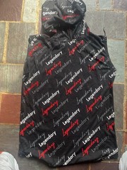 Michael Jordan Kobe Bryant LeBron James Legendary Black Hooded T-shirt Sz S
