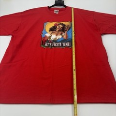 Ameristar Casino Men’s XL Its Fiesta Time X Large Red Tee Party Shirt Missouri