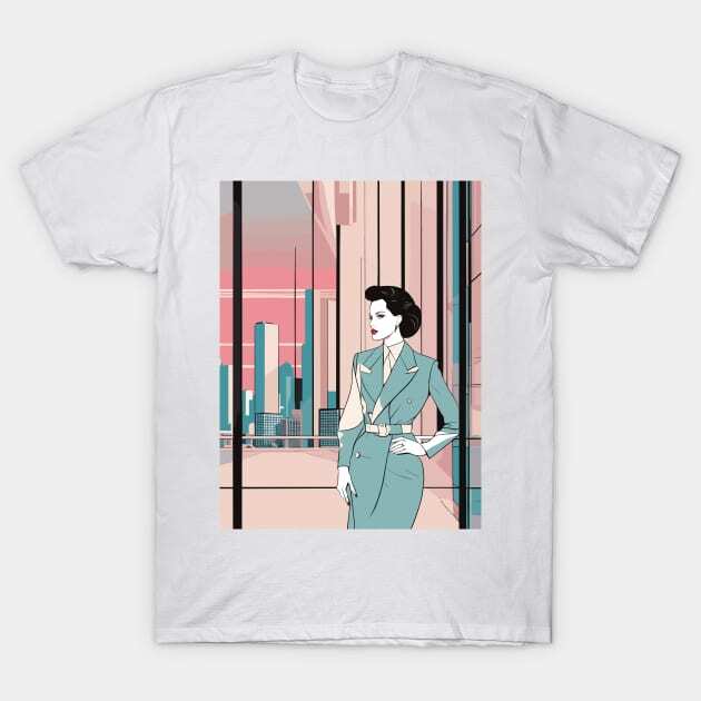 Indomitable Art Deco Patrick Nagel 80s T-Shirt S-5XL Fast Shipping