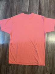Hanes Fifty-Fifty Mens XL Pink Kauai Sailboat Graphic Crew Neck Short Sleeve Tee