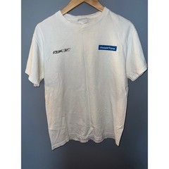 Reebok RBK Finish Line Vintage White Graphic T-Shirt Mens Medium Pump Sneaker