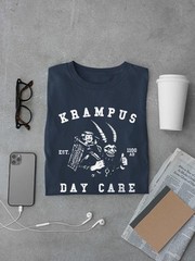 Krampus Day Care Horror Holiday Men’s T-shirt
