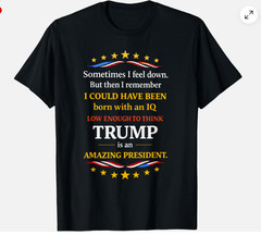 Sometimes I Feel Down But Then I Remember Funny Unisex T-Shirt