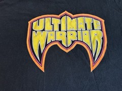 Vintage Y2K Ultimate Warrior Mask WWE WWF Legends Authentic On GILDAN TAG ,SZ 3X