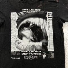 deftones t shirt Men’s S Black 2006 Bleach Spots Thrashed Saturday Night Wrist