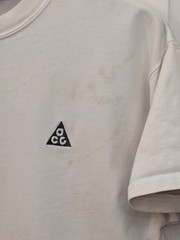 Nike ACG Shirt Mens Med White Outdoor All Conditions Gear Tee T Shirt See Photo