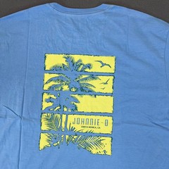 johnnie-O Palm Paradise Graphic S/S Shirt Malibu Blue M L XL 2XL Modal Surf USA