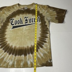 Sun Dog T Shirt Swirl Pattern Hand Dyed Tie Dye Neutral Hippie Cook Forest XL
