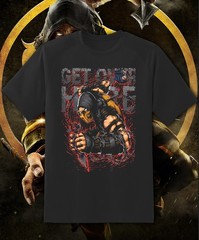 Mortal Kombat Scorpion Get Over Here! 80’s Shirt Adult & Youth sizes! Fast Ship!