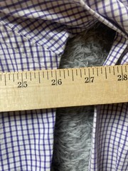 Ralph Lauren Shirt Adult Large Purple Blake Grid Checkered Red Pony Casual Mens