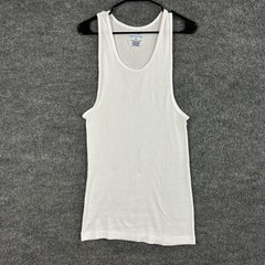 Stafford Tank Mens XL Dry+Cool Tagless Undershirt 4 Pack Ribbed White Basic